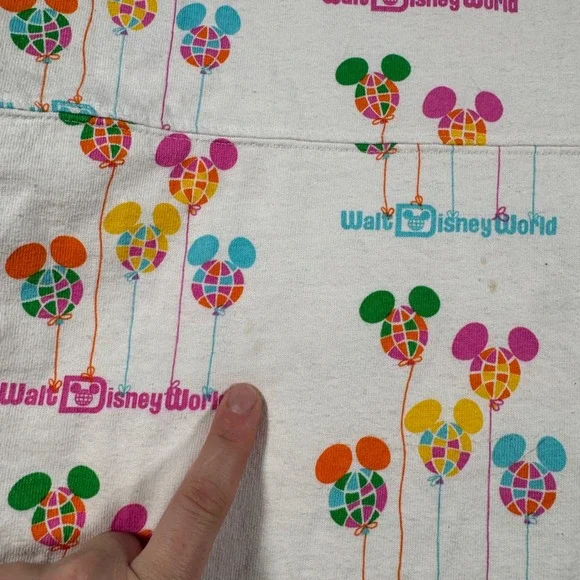 Disney Shirt Mens Small White Vault Collection 50th Anniversary Spirit Jersey - Picture 4 of 14